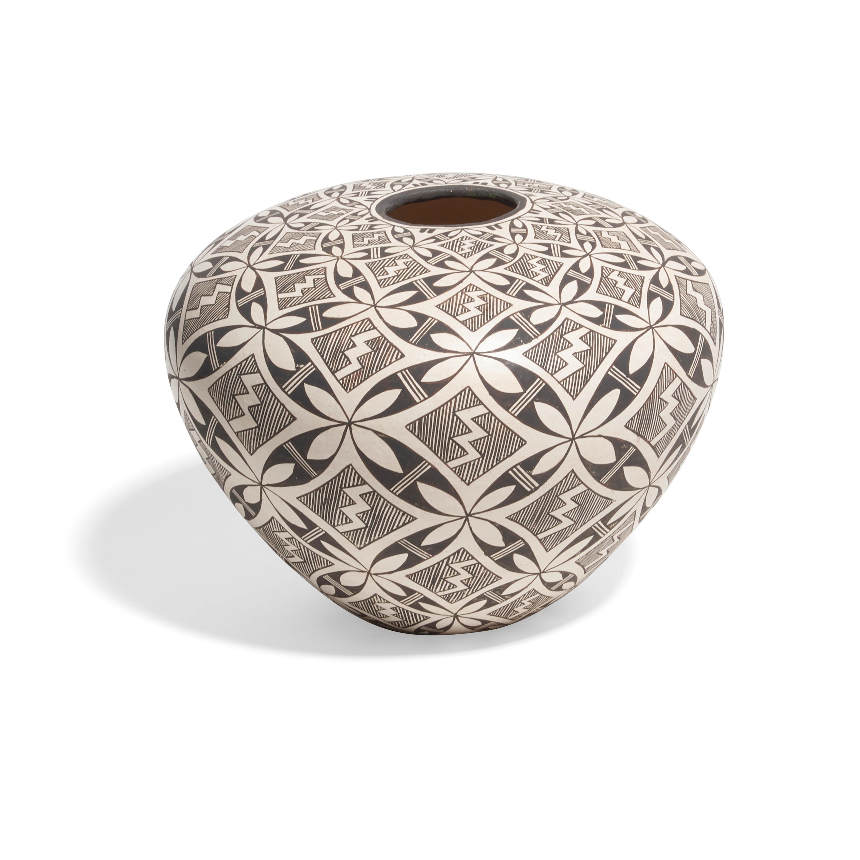 Marie Zieu‏ Chino A Marie Z. Chino pottery jar MutualArt