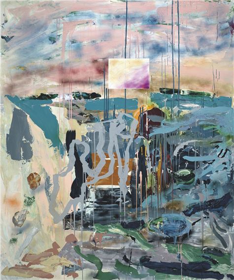 Wine Pavillion by Qiu Xiaofei, 2014, Painted in 2014