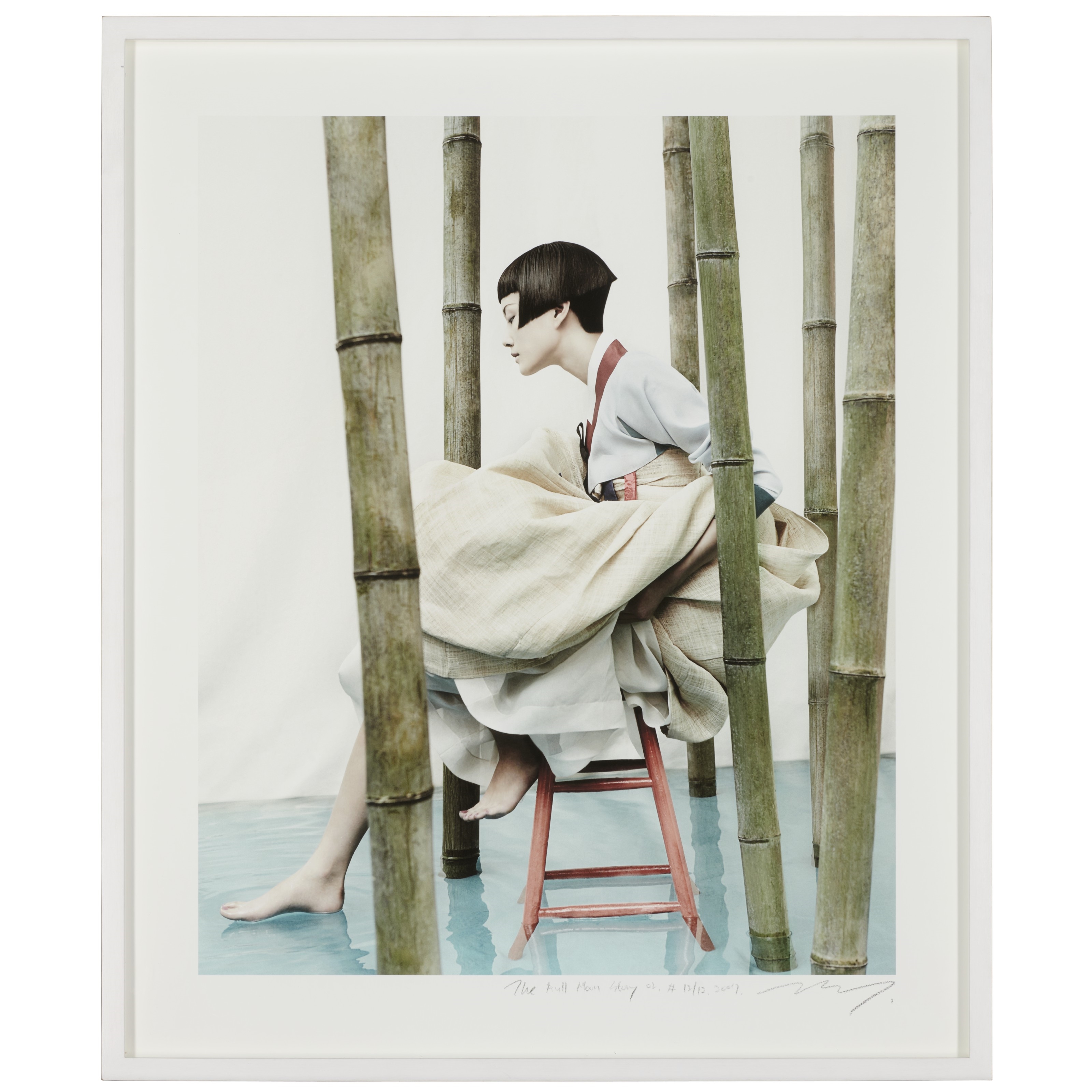 Artwork by Kyung Soo Kim, The Full Moon Story 02, 2007, Made of archival pigment print, flush mounted on aluminium