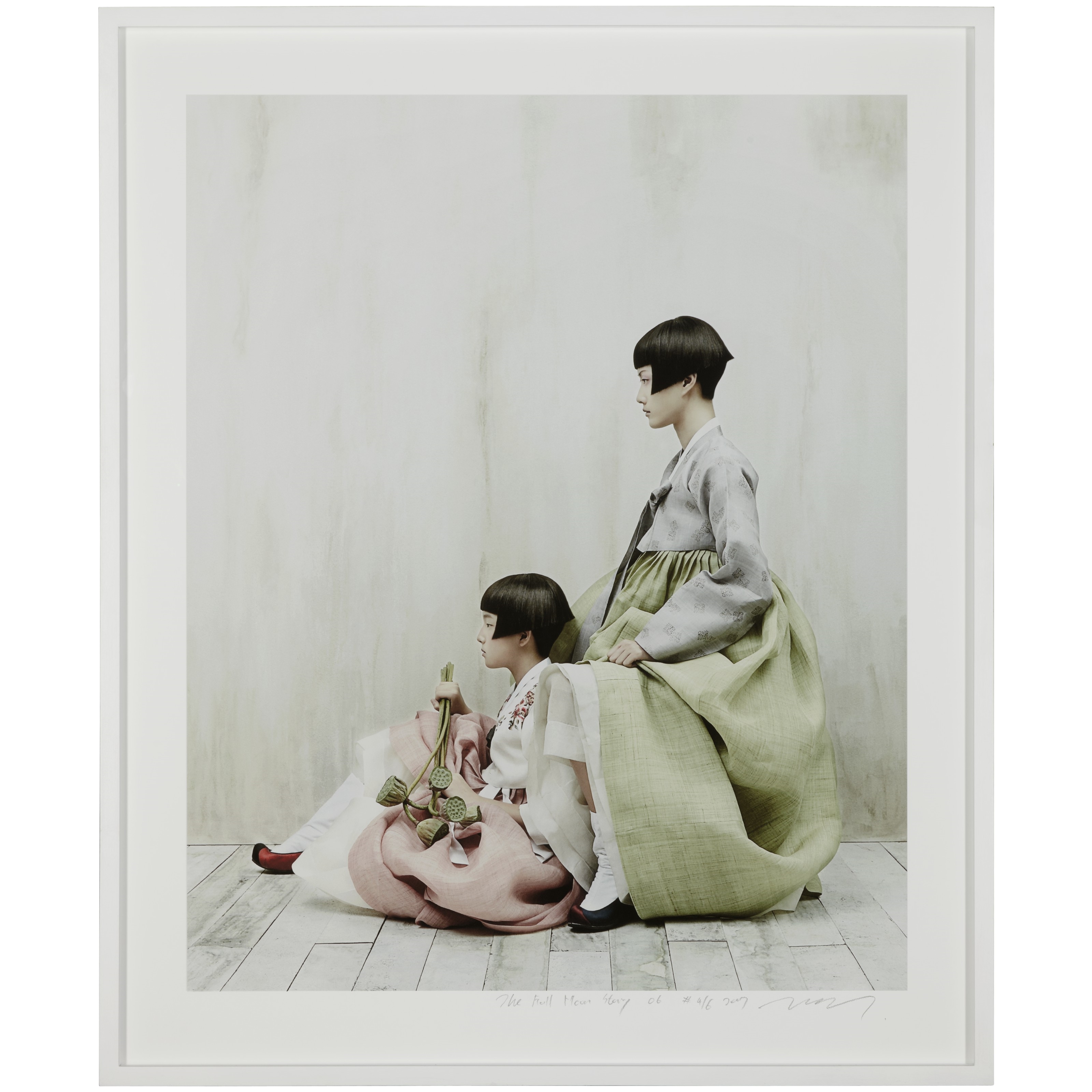 Artwork by Kyung Soo Kim, The Full Moon Story 06, 2007, Made of archival pigment print, flush mounted on aluminium