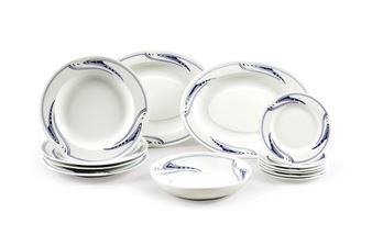 A porcelain dinner service, "Peitschenhiebe" model, circa 1920 - Henry van de Velde