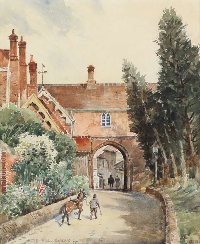 Arthur Charles Fare Rose Hill, Dorking (1957) MutualArt
