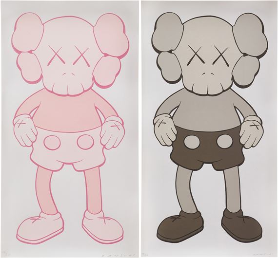 KAWS 版画 i. Pink ii. Grey KAWS 版画 i. Pink ii. Grey