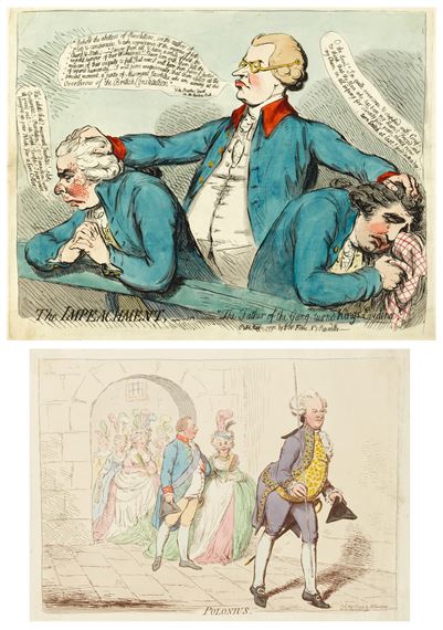 The impeachment,-or-"the father of the gang, turnd Kings evidence.; Polonius. (BM 7861; 8649)