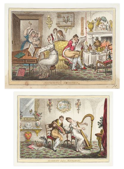 Harmony Before Matrimony; Matrimonial Harmonics (BM 10473; 10474)