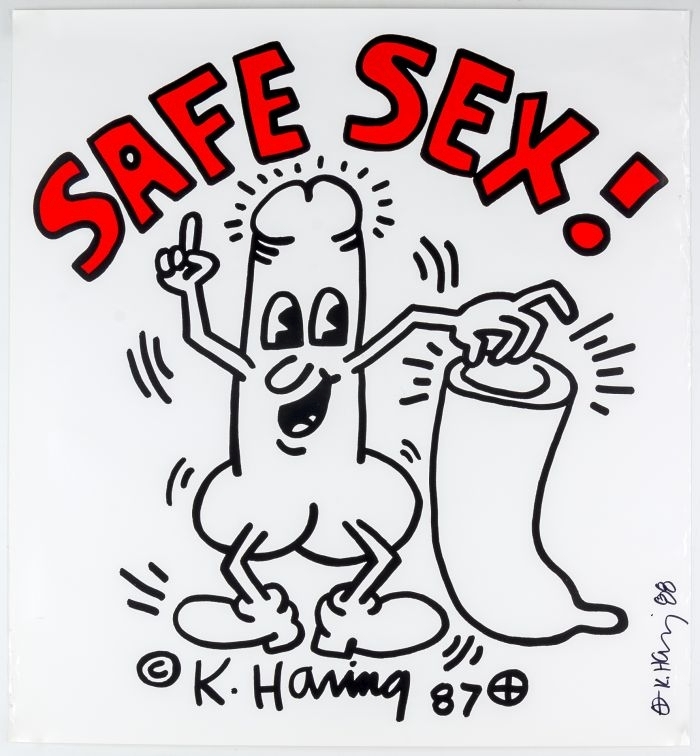 Save Sex by Keith Haring, 1987