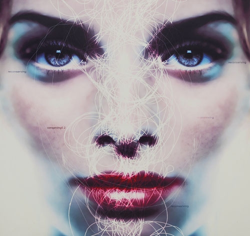 Artwork by Matteo Basilè, Conserving reconserving, Made of digital print on aluminum