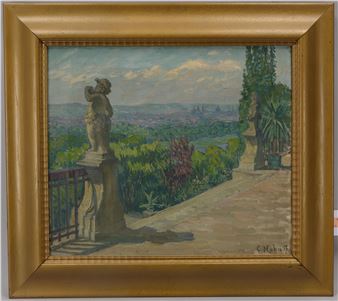 'Blick über Dresden nach Loschwitz' - Clementine Hahn