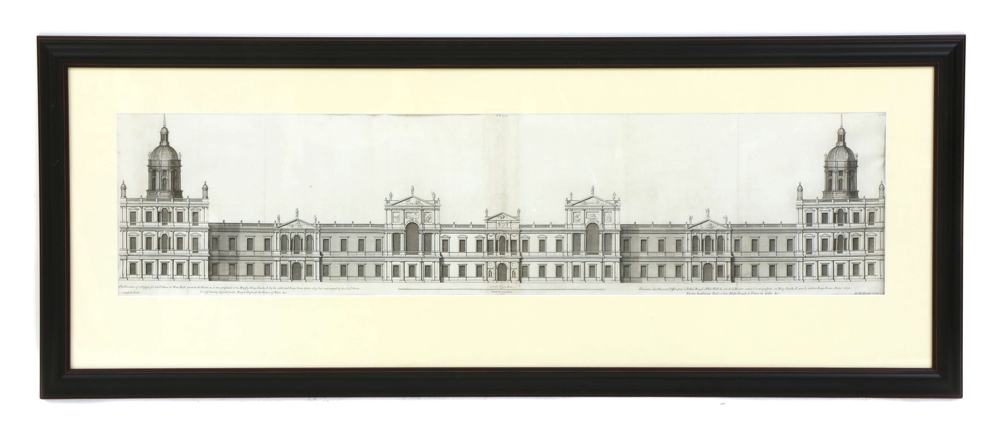 Colen Campbell | Four engravings of Inigo Jones' 1639 elevation designs ...