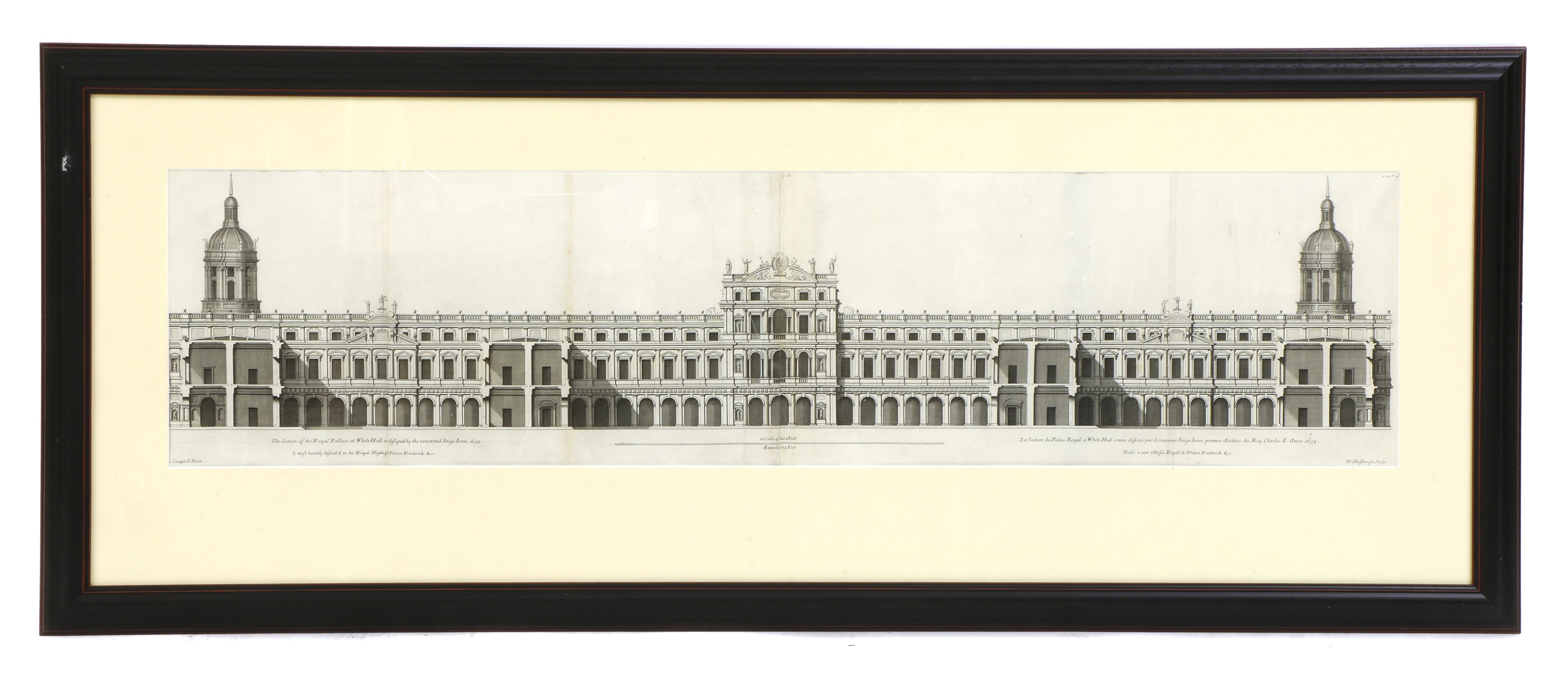 Colen Campbell | Four engravings of Inigo Jones' 1639 elevation designs ...