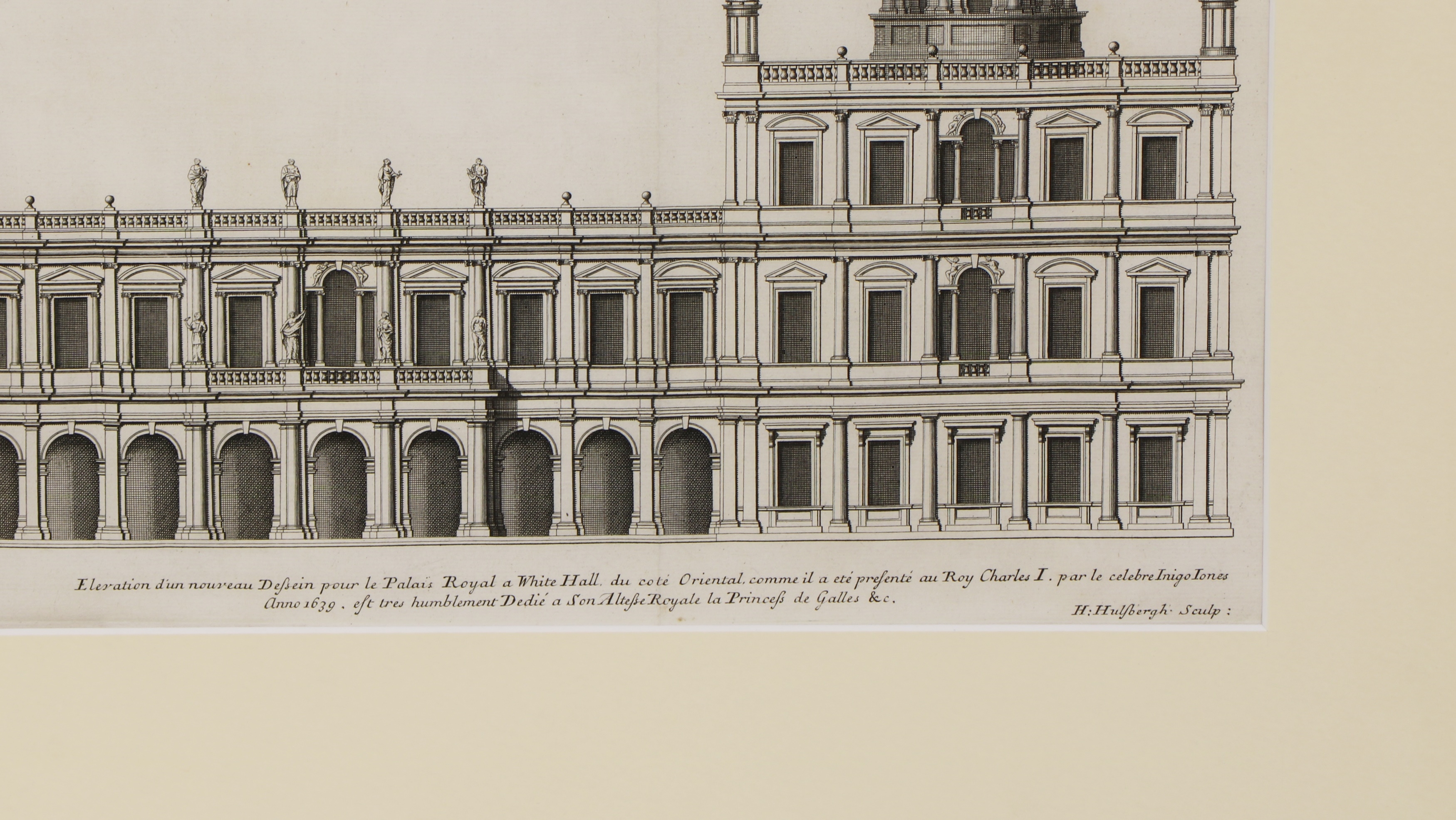 Colen Campbell | Four engravings of Inigo Jones' 1639 elevation designs ...