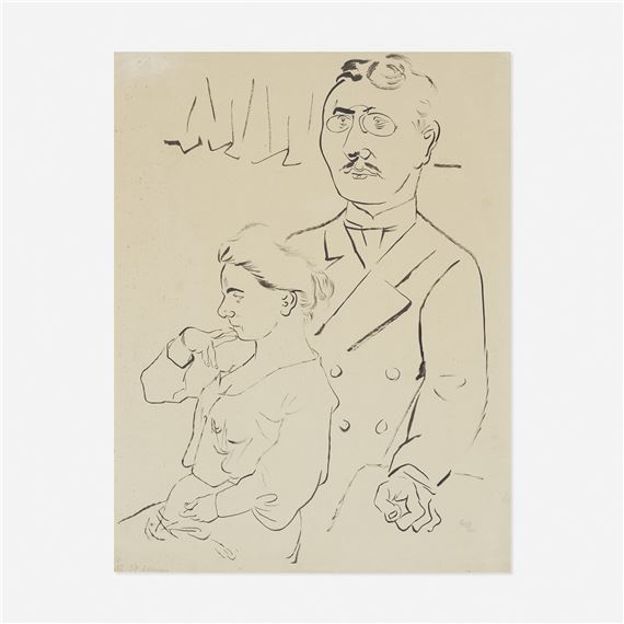 Ehe Paar by George Grosz, 1923
