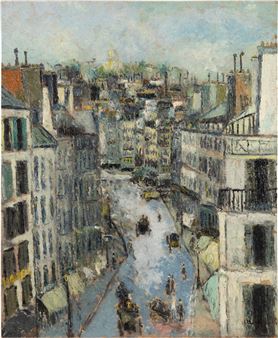 Rue Lepic à Montmartre - Maurice Utrillo