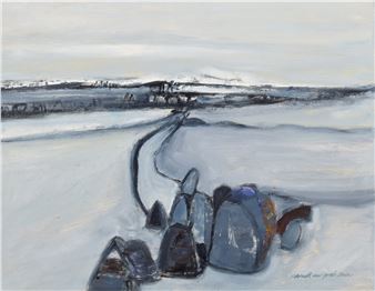 Expansive highland landscape with boulders - David M Graham