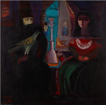 Blue window - Mammed Safarougli