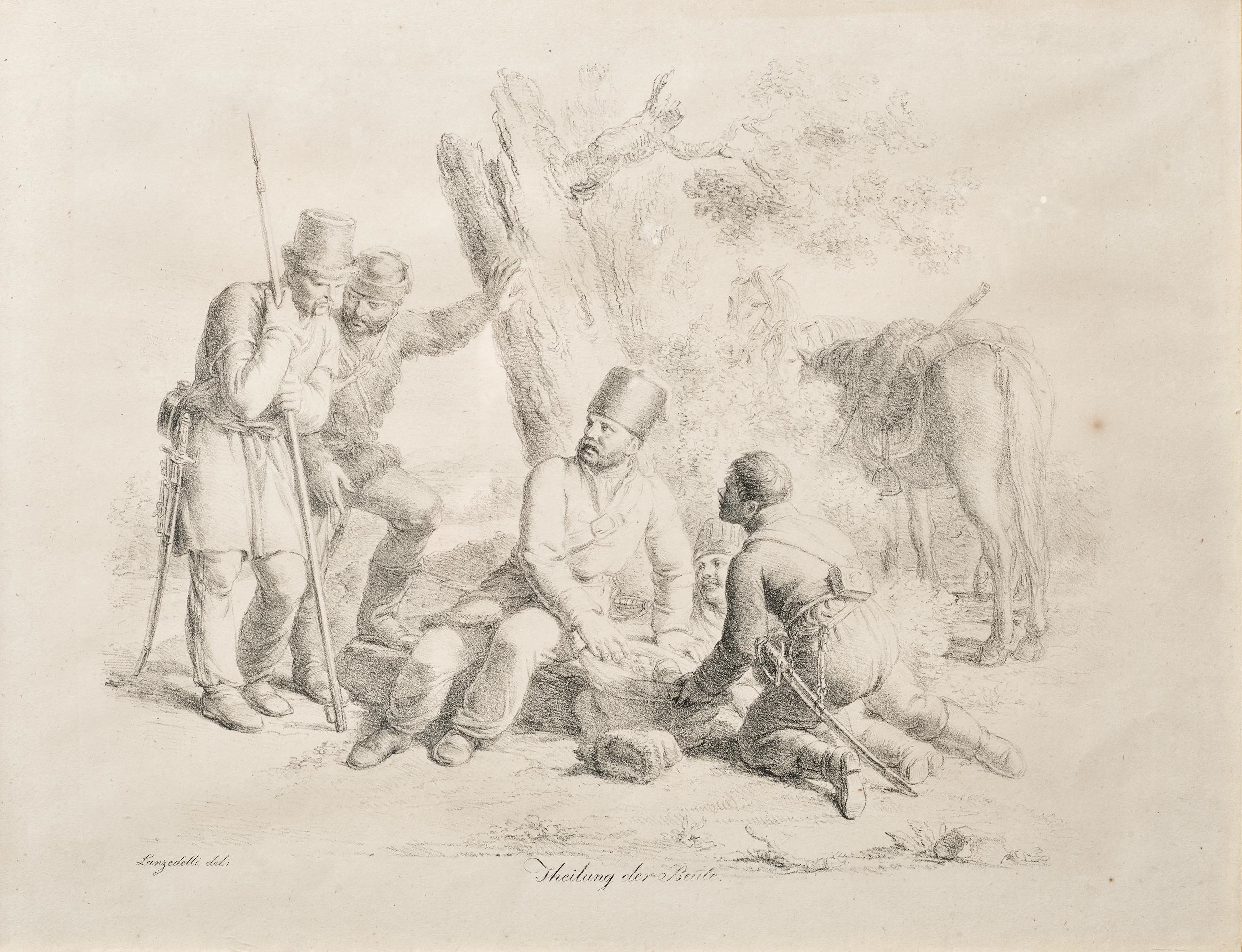 The life of the Cossacks by Josef Lanzedelli, 1820s