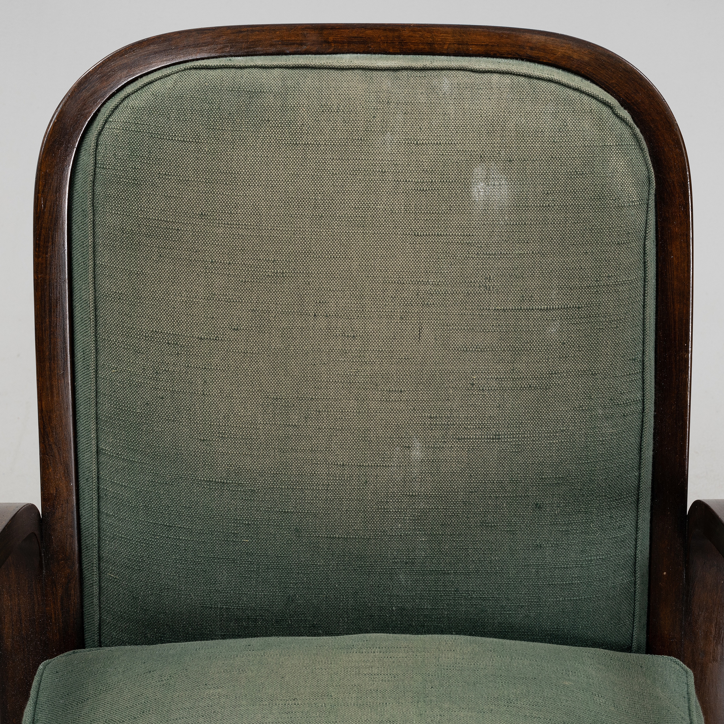 Artwork by Sigurd Lewerentz, stained beech easy chair, Made of beech