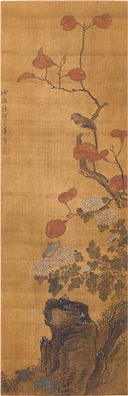Autumn birds and flowers - Chen Zi
