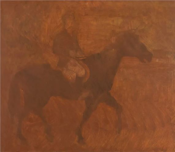 A caballo by Carlos González Bogen