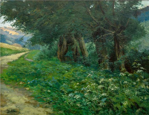 Path along the Forest by Otakar Lebeda, 1897