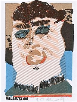 Robert Hodgins | Three Nudes and a Naked Man (2007) | MutualArt