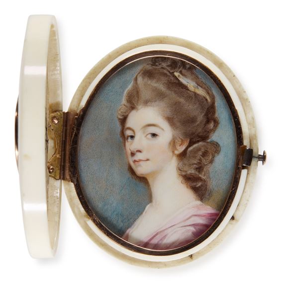 Portrait of Lady Emily Macleod, née Stuart (1760-1854) by Jeremiah Meyer, circa 1775
