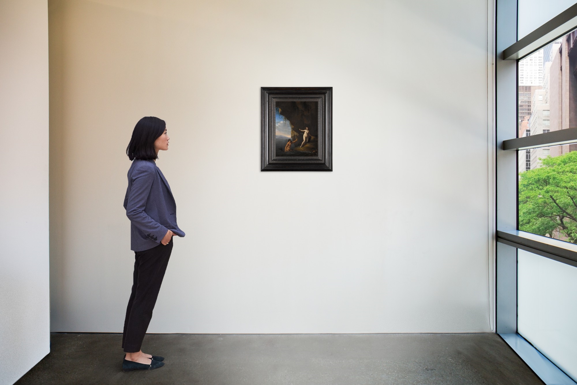 Artwork by Gerrit van Bronchorst, Glaucus and Scylla, Made of oil on oak panel