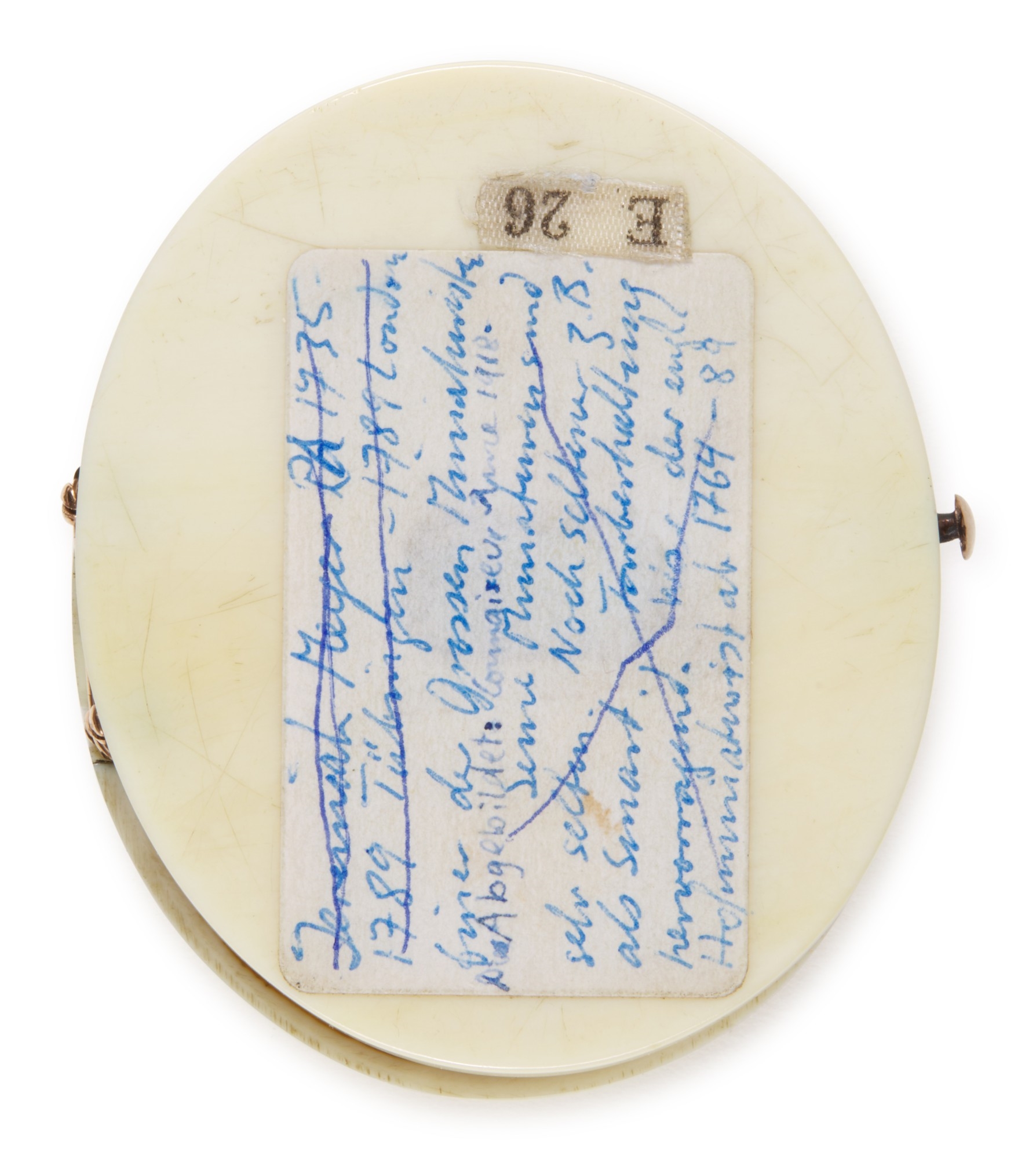 Artwork by Jeremiah Meyer, Portrait of Lady Emily Macleod, née Stuart (1760-1854), Made of watercolour on ivory