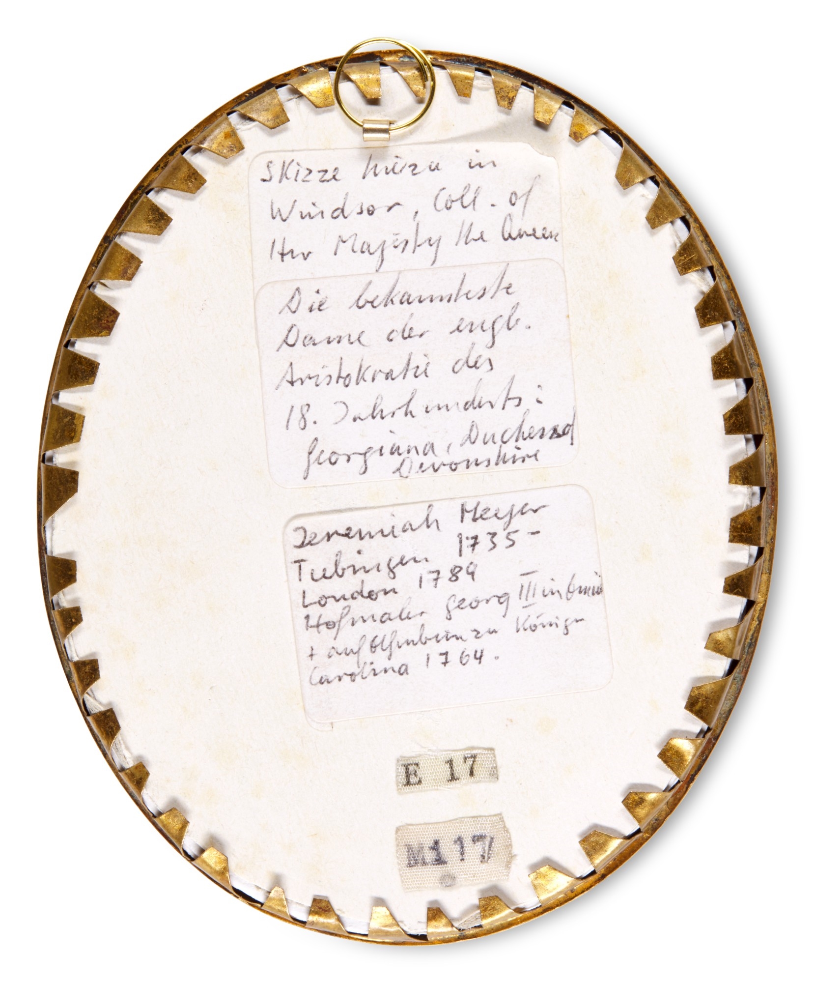 Artwork by Jeremiah Meyer, Portrait of Georgina, Duchess of Devonshire, née Spencer (1757-1806), Made of watercolour and bodycolour ivory