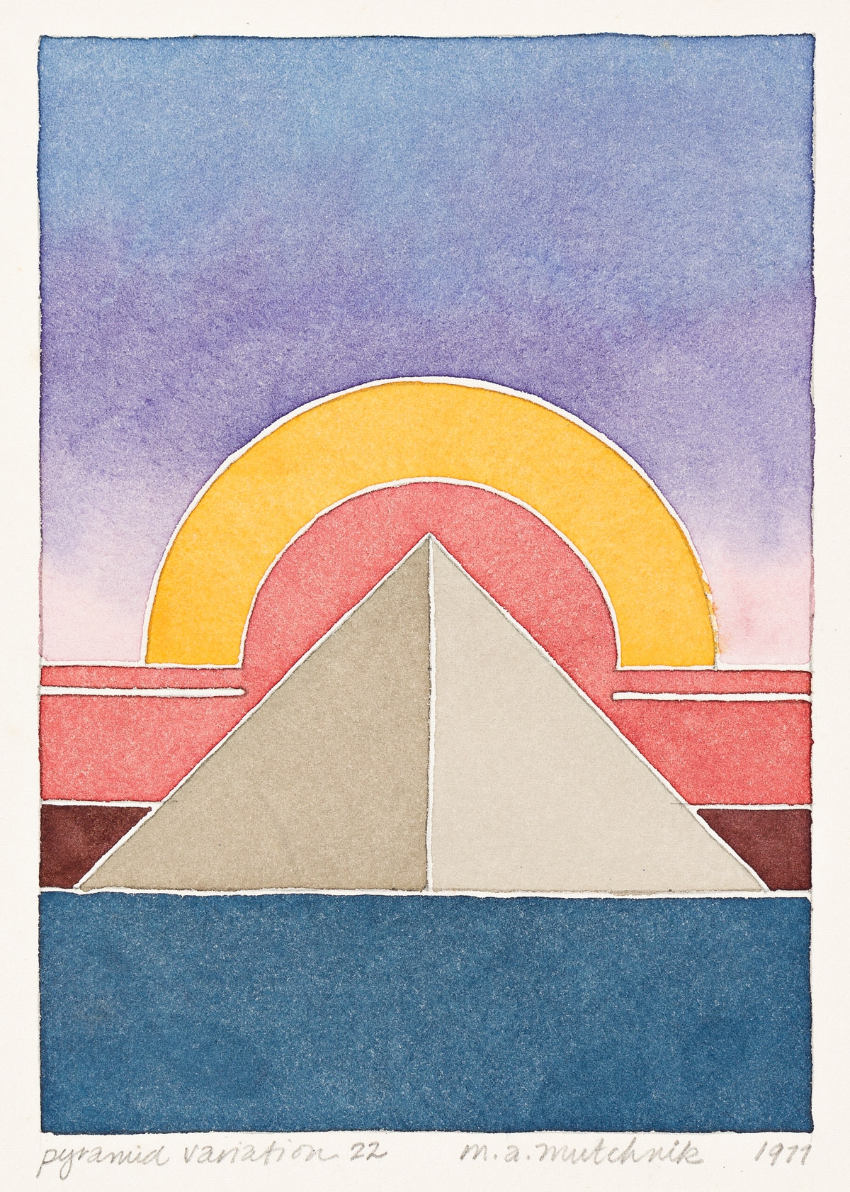 MARK MUTCHNIK | Pyramid Variation: 9, 17, and 22. | MutualArt