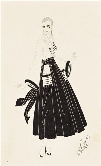Erté | Une Robe. | MutualArt