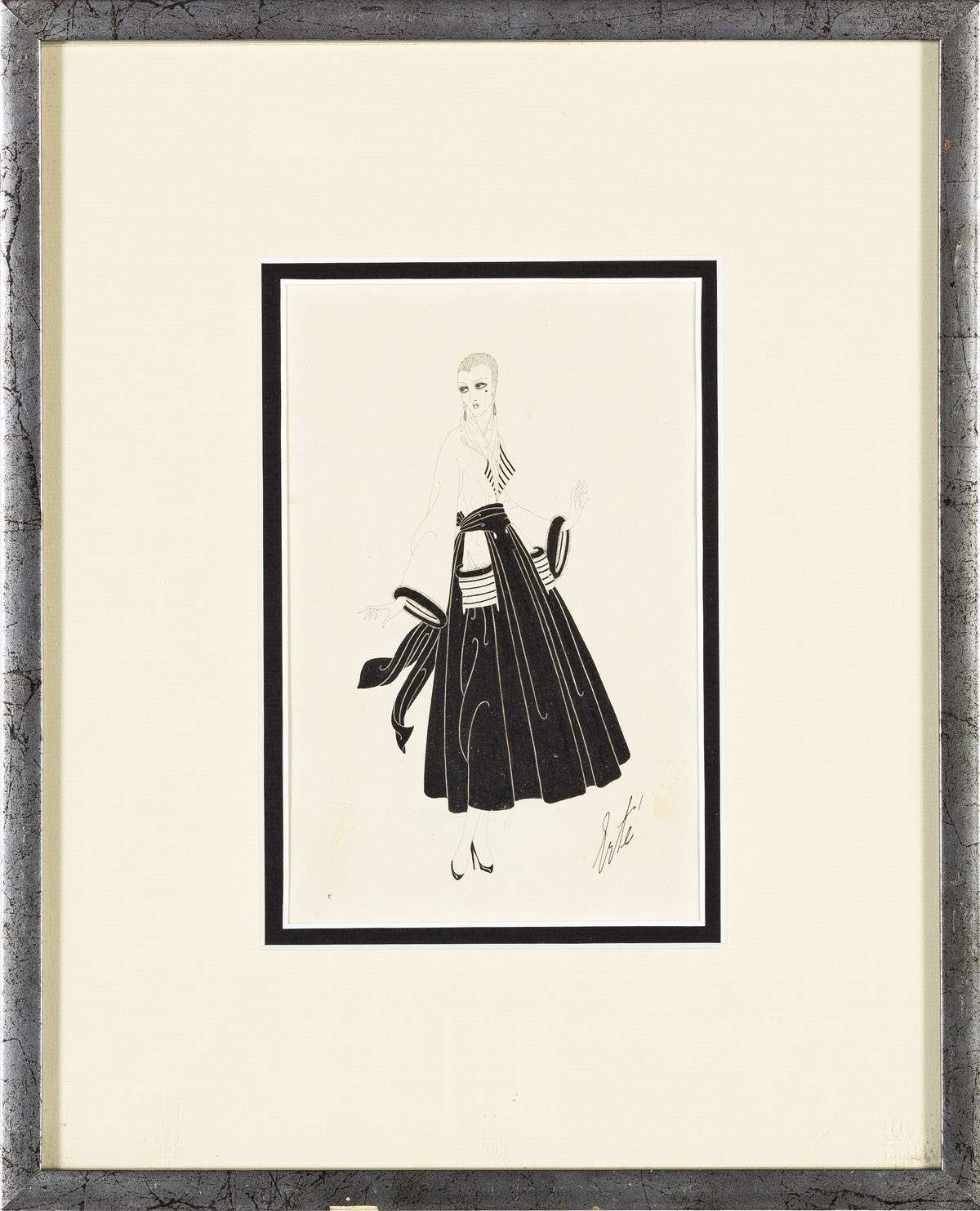 Erté | Une Robe. | MutualArt