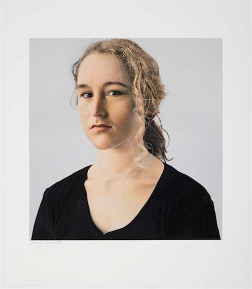 Silvia II by Franz Gertsch, dated 2000