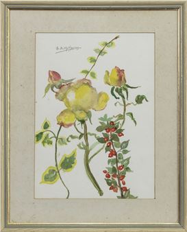 FLORAL STUDY - G A Matheson,