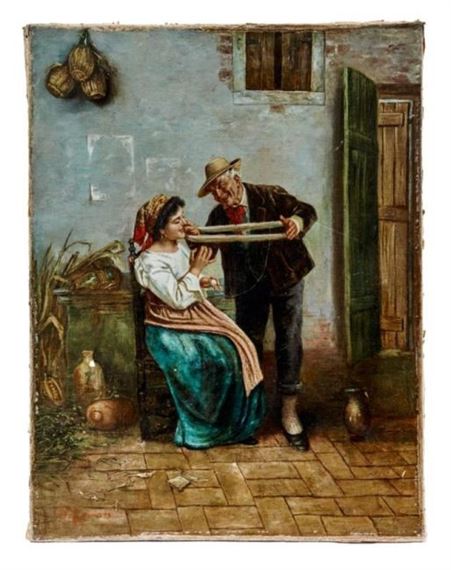 Junge frau alter mann