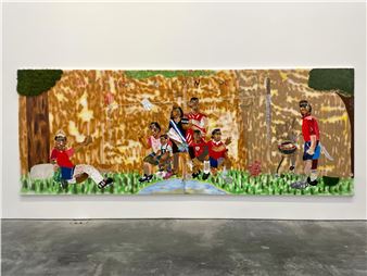 Ludovic Nkoth & John Rivas: Four Walls - Ross+Kramer Gallery, Chelsea