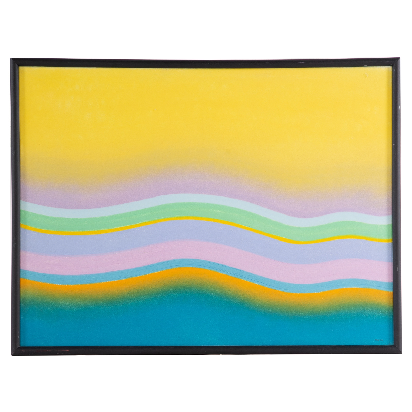 Artwork by Arnaldo Coen, Two Framed Pastels, Made of pastel on paper