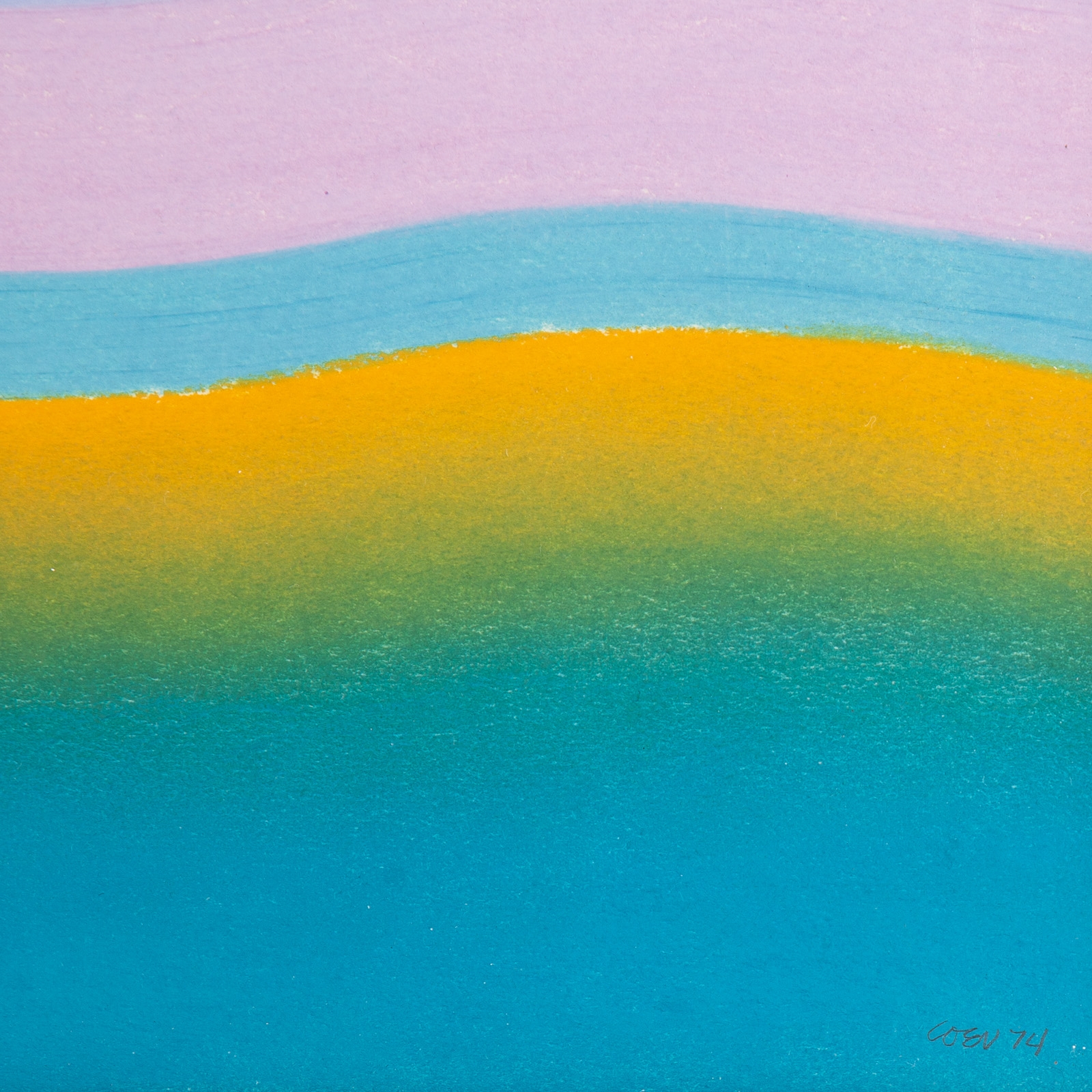 Artwork by Arnaldo Coen, Two Framed Pastels, Made of pastel on paper