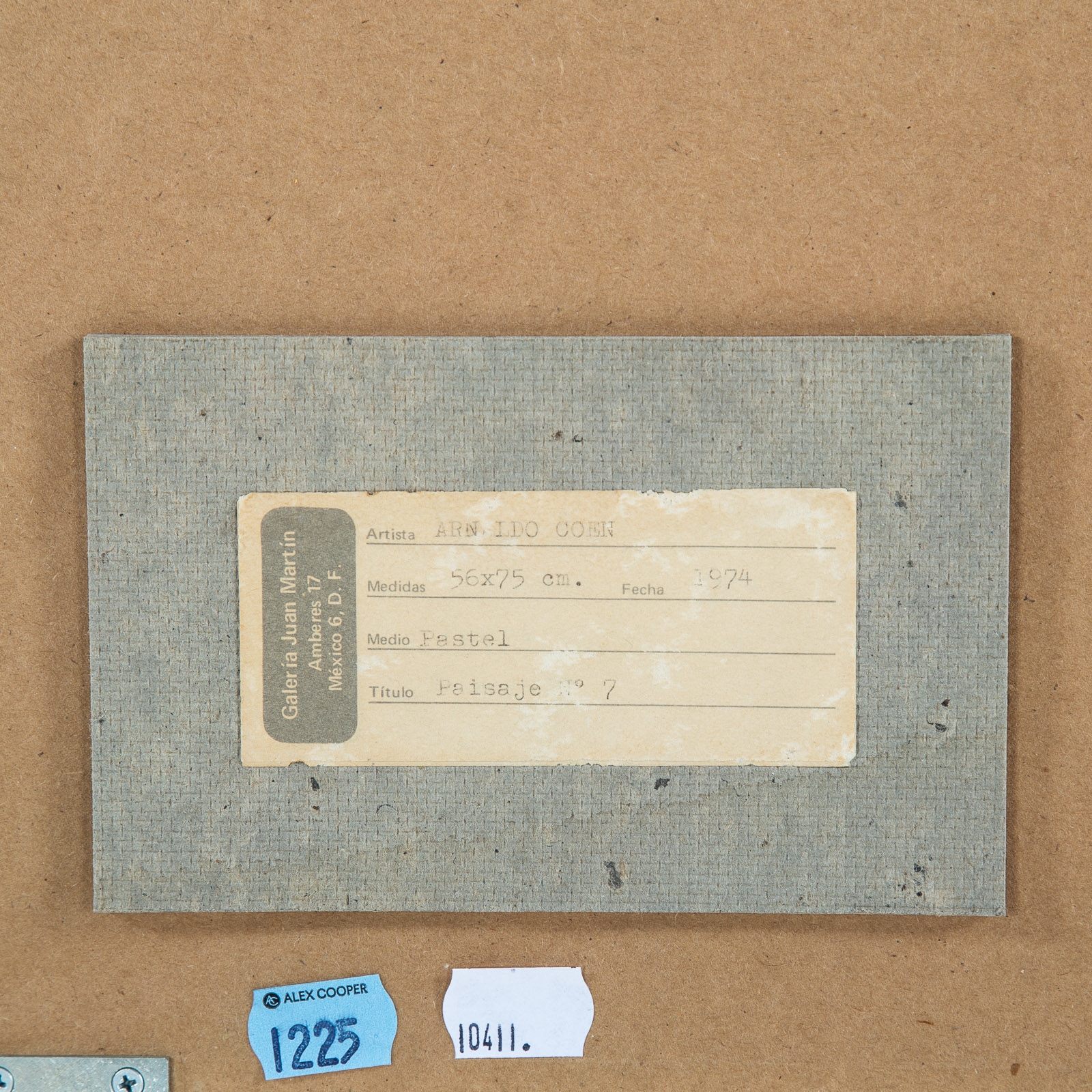 Artwork by Arnaldo Coen, Two Framed Pastels, Made of pastel on paper