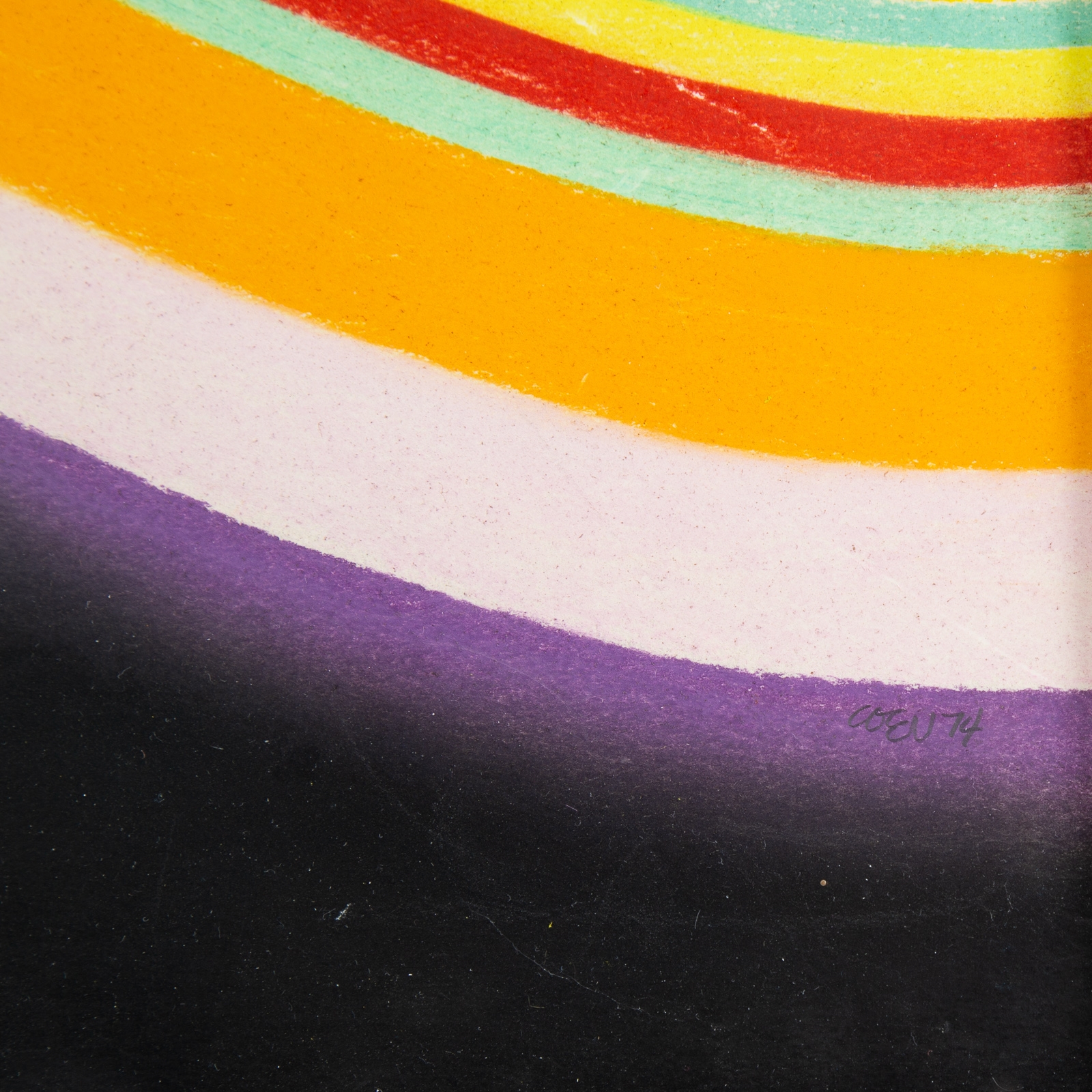 Artwork by Arnaldo Coen, Two Framed Pastels, Made of pastel on paper