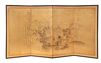 Autumn plants - Japanese School, 19th Century