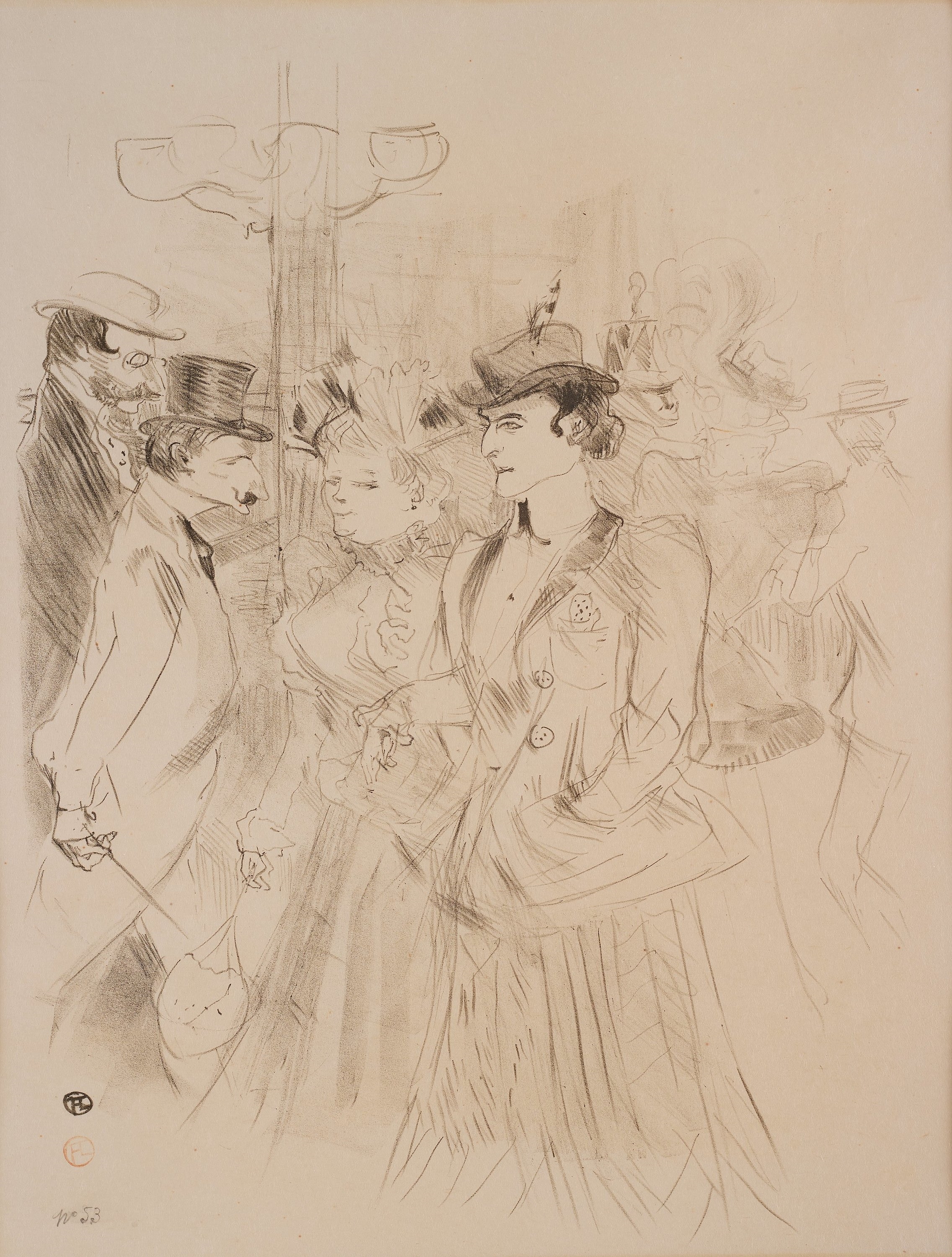 'Promenoir' by Henri de Toulouse-Lautrec, 1898