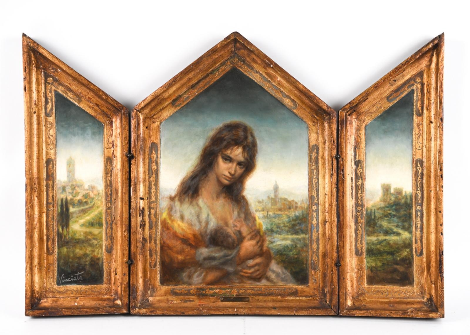 Joseph Wallace King Vinciata Young Mother of the Tuscan Hills (1962