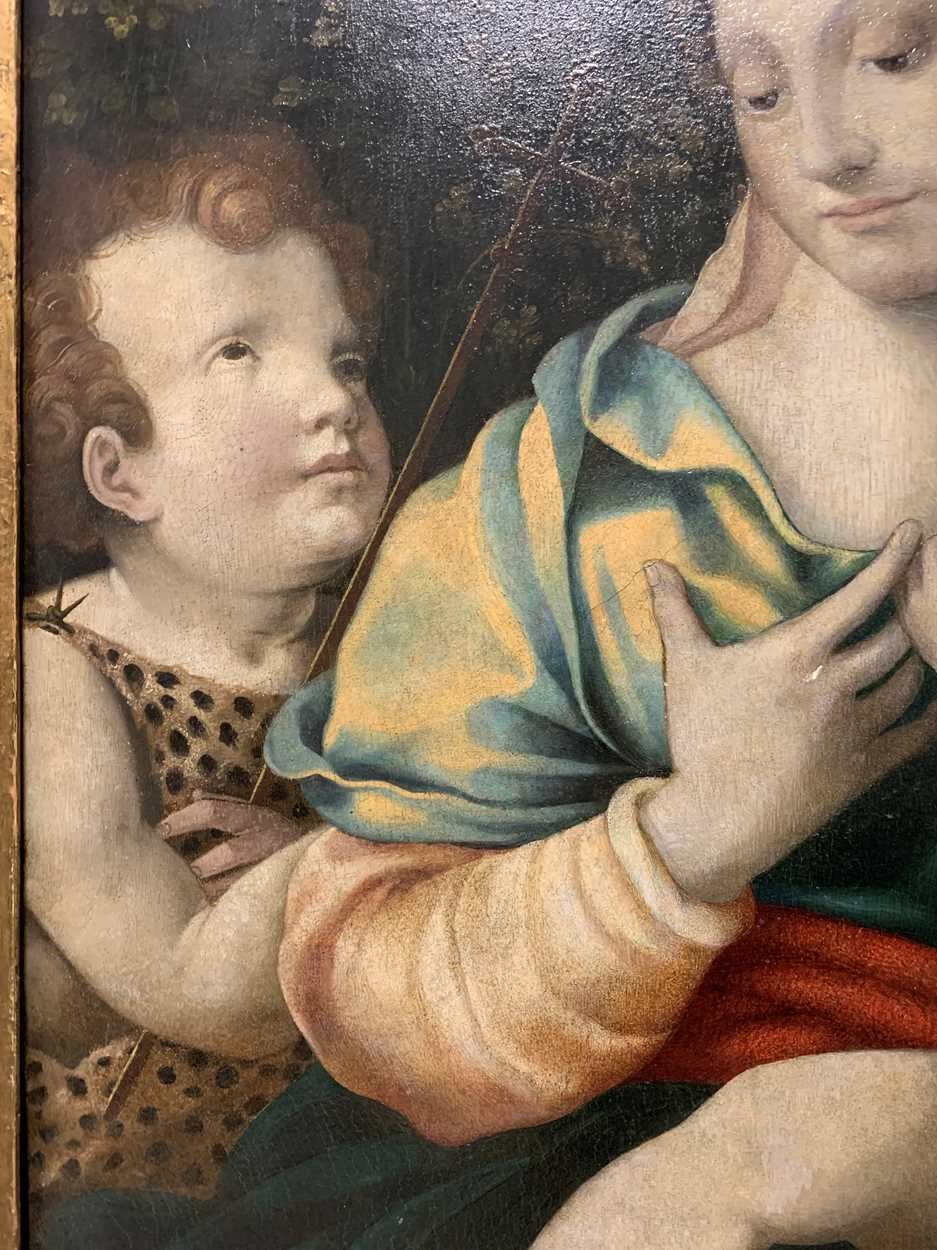 Francesco Bacchiacca | Madonna and child with the infant St John the ...