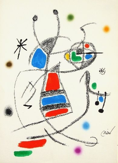 Maravillas con variaciones acrosticas 8 by Joan Miró, 1975