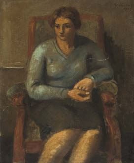 Foreign women by Usaburo Ihara, 1929