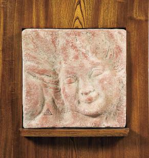 Corona (terracotta relief) - Yoshi Kinouchi
