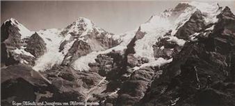 'Eiger, Mönch und Jungfrau von Mürren gesehen' - Jean Gaberell