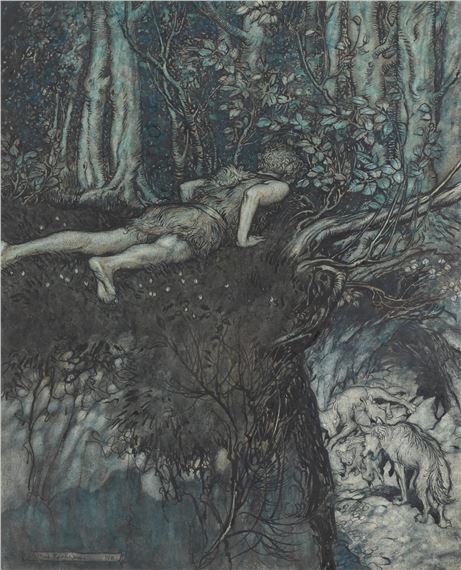 Arthur Rackham | Original illustration for Siegfried and the Twilight ...