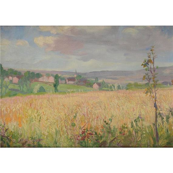 PAYSAGE DE CAMPAGNE by Émile Van Doren, 1913